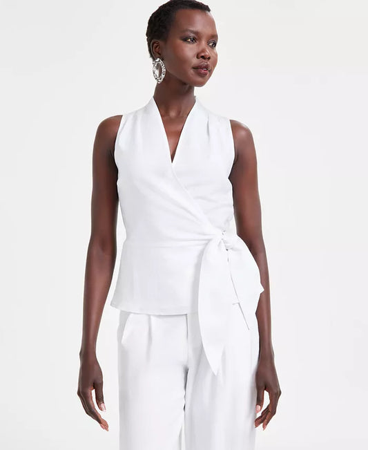 Women'S Sleeveless Wrap Top, Exclusively at Macy'S