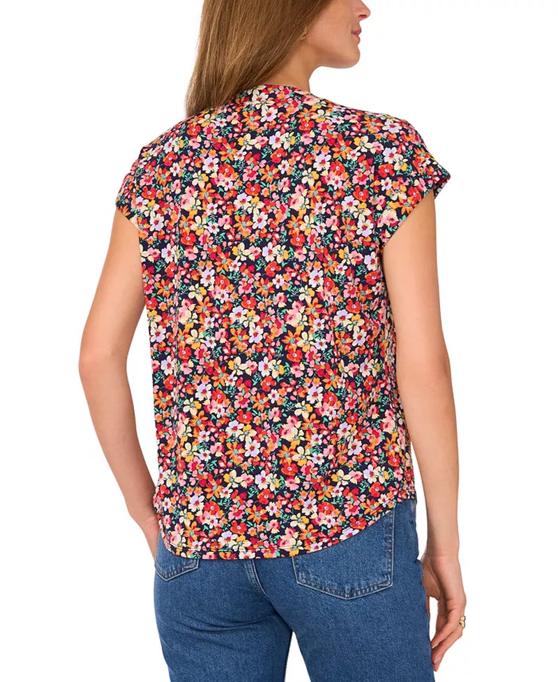 Floral-Print Top