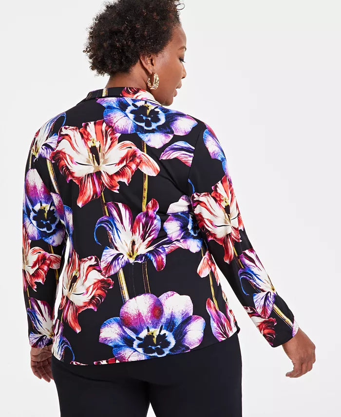 Plus Size Printed  Top