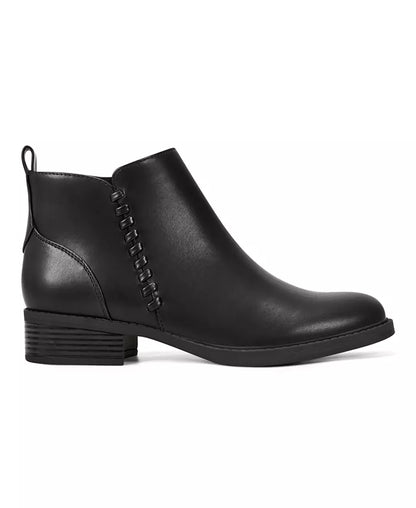  Lorand Almond Toe Block Heel Casual Booties