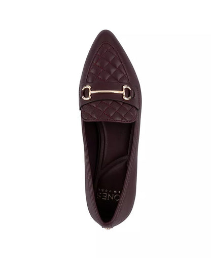 Women'S  Pointed Toe Quilted Loafers