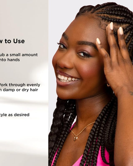 Lock BOOSTER Twist & Grip Braid Gel (5 Oz.) with Tea Tree Oil — Strong Hold, Flake-Free, Frizz-Free Hair Braiding Gel for Defined & Long-Lasting Twists, Locs & Braids