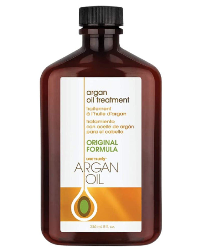 Argan Oil Hair Treatment, Helps Smooth and Strengthen Damaged Hair, Eliminates Frizz, Creates Brilliant Shines, Non-Greasy Formula, 8 Fl. Oz