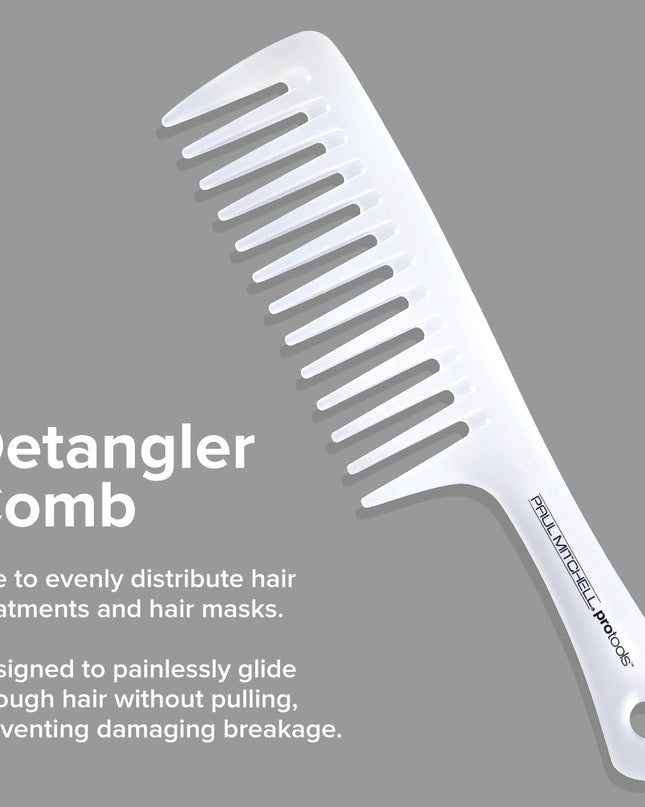Paul Mitchell Detangler Comb, Wide Tooth Comb Detangles Wet or Dry Hair