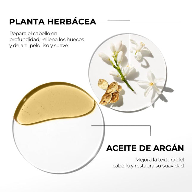 3.38Floz 100Ml Collagen Hair Treatment Deep Repair Conditioning Argan Oil Collagen Hair Mask Essence for Dry Damaged Hair All Hair Types