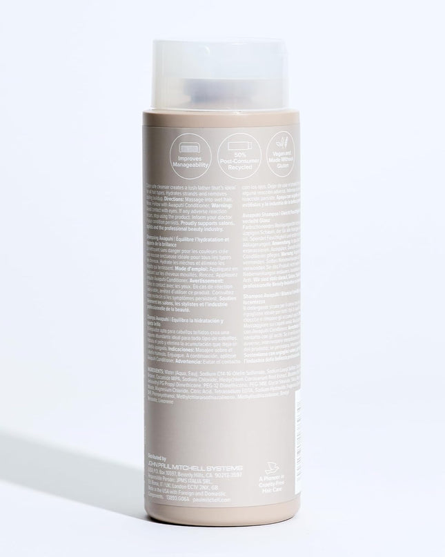 Paul Mitchell Awapuhi Shampoo, Balances Moisture + Adds Shine, for All Hair Types, Especially Fine + Static-Prone Hair