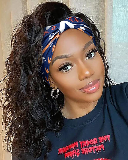 Wide Headbands for Women Boho Workout Head Bands for Women’S Hair African Knotted Non Slip Headwrap Turban Sport Yoga Girls Bandeau Hair Accessories (Pack of 4)