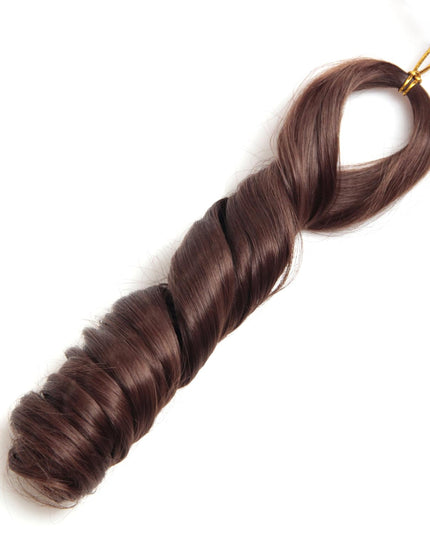 French Curl Braiding Hair 12Inch 8Packs French Curl Crochet Braids Short Curly Crochet Hair Bouncy Synthetic Knotless Braiding Extensions(33#, 12Inch)