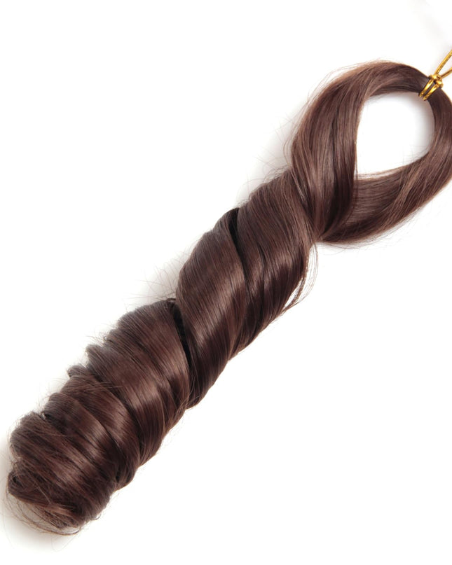 French Curl Braiding Hair 12Inch 8Packs French Curl Crochet Braids Short Curly Crochet Hair Bouncy Synthetic Knotless Braiding Extensions(33#, 12Inch)