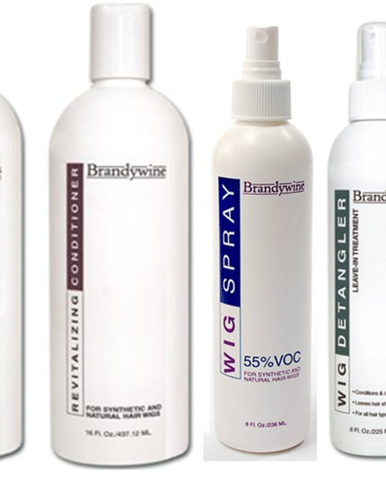 Synthetic and Human Hair Care Products (5Pc 16Oz Bundle)