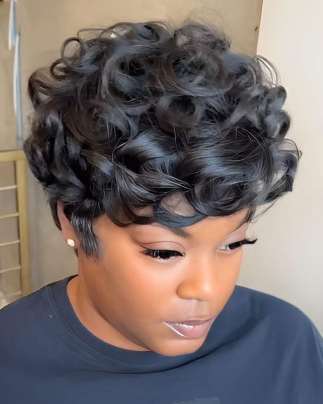 Short Pixie Wigs for Black 