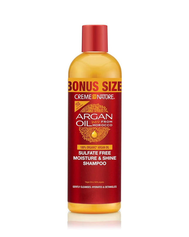 Argan Oil from Morocco Sulfate-Free Moisture & Shine Shampoo, Bonus Size 15.2Oz