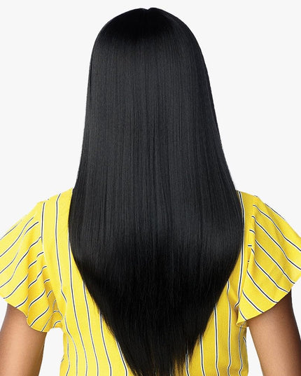 Dashly Lace Front Wig - Unit 10 Hand Tied Laceparting Ear to Ear Synthetic (1B OFFBLACK)