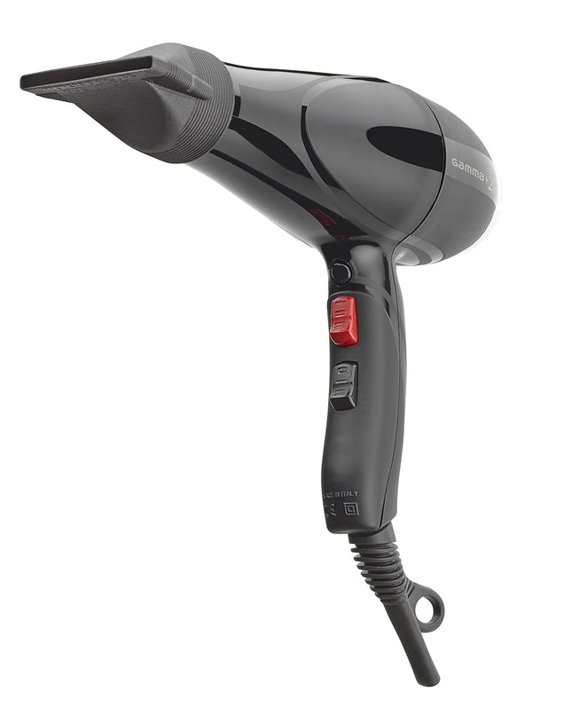 Gamma+ Absolute Power and Absolute 2000 Professional Tourmaline Ionic Unisex Hair Dryer with 2 Concentrator Nozzles
