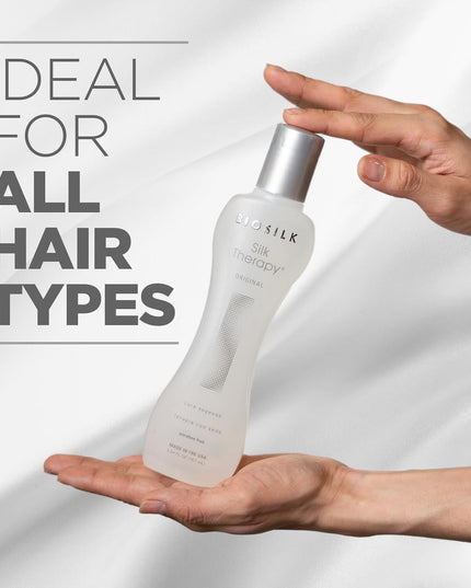 Silk Therapy Original, Reconstructing Treatment for Adding Shine & Helping Prevent Split Ends, Sulfate, Paraben, & Cruelty-Free, 5.64 Oz
