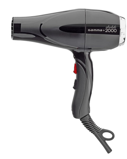 Gamma+ Absolute Power and Absolute 2000 Professional Tourmaline Ionic Unisex Hair Dryer with 2 Concentrator Nozzles