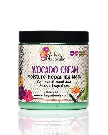 Avocado Moisture Cream Hair Mask Hair Cream with Beta-Carotene Vitamins B, C, E & Healthy Fats| 8 Oz