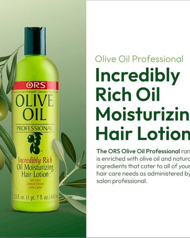 Olive Oil Professional Incredibly Rich Oil Moisturizing Hair Lotion 23 Ounce (Pack of 1)