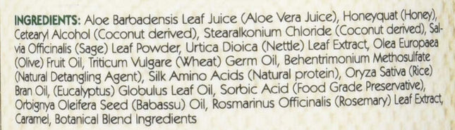 Honey and Sage Deep Conditioner Natural Honey, Babassu and Sage 8 Ounce