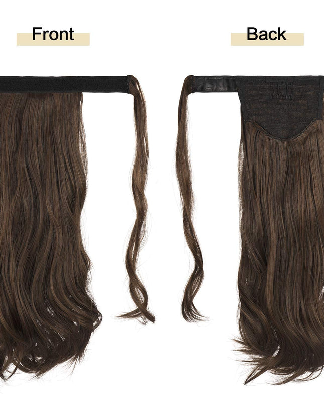 Curly Ponytail Extension Resistant Synthetic Natural 