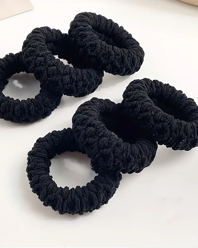 10Pcs of Upgraded Wide and Thick Hair Ties, Fashionable for Ponytails and Buns, Made of Durable Elastic Material That Won'T Dama