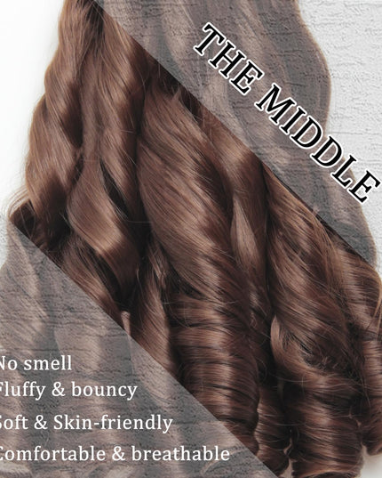 French Curl Braiding Hair 12Inch 8Packs French Curl Crochet Braids Short Curly Crochet Hair Bouncy Synthetic Knotless Braiding Extensions(33#, 12Inch)