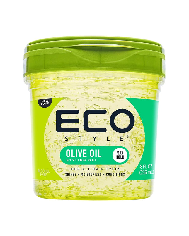 Gel Olive Oil Styling - Adds Shine and Tames Split Ends - Delivers Moisture to Scalp - Nourishes and Repairs - Provides Weightless and Superior Hold - Ideal for All Hair - 8 Oz