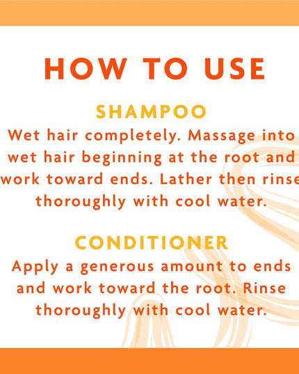 Shampoo & Conditioner with Shea Butter for Natural Hair, 1L (Pack of 2)
