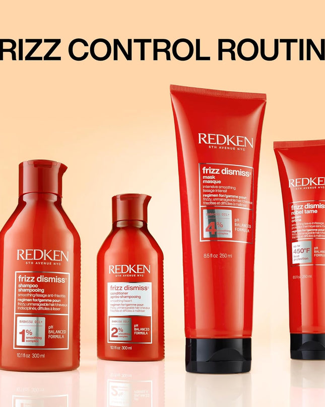 Frizz Dismiss Shampoo & Conditioner Set for Frizzy Hair - Smooths Hair and Manages Frizz, Sulfate-Free