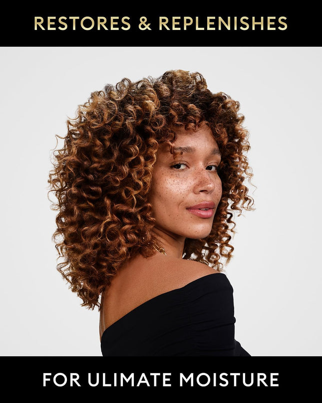 Shampoo and Conditioner Set, Rich Moisture with Hyaluronic Acid – Vitamin-Enriched Hair Products for Dry Hair, Curly, All Hair Types, 16.5 Oz Ea