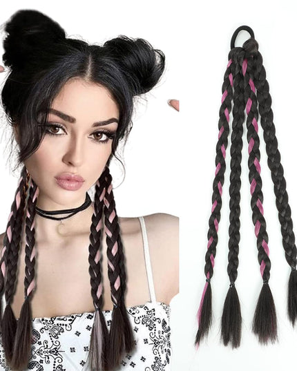 Braided Hair Extensions with Hair 