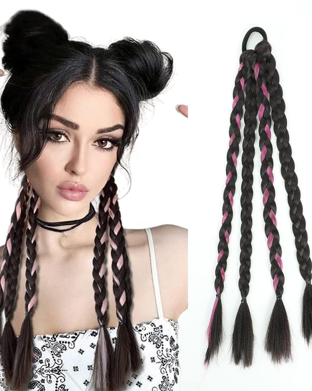 Braided Hair Extensions with Hair 