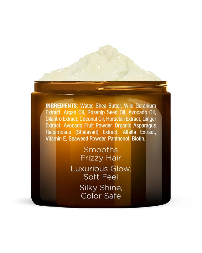 Avocado and Coconut Hair Mask for Dry Damaged Hair - Infused with Biotin - Deep Conditioning, Hair Thickening, for Healthy Hydrated Hair, Sulfate Free, 16 Fl Oz