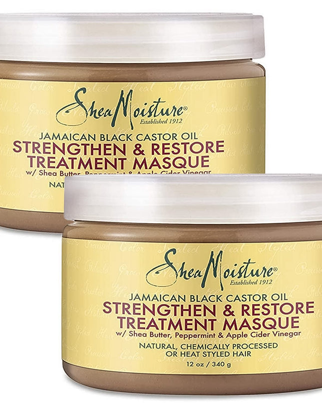 Curly Hair Products, Jamaican Black Castor Oil Strengthen & Restore Treatment Masque, Paraben Free Moisturizer Hair Mask for Healthy Hair Growth