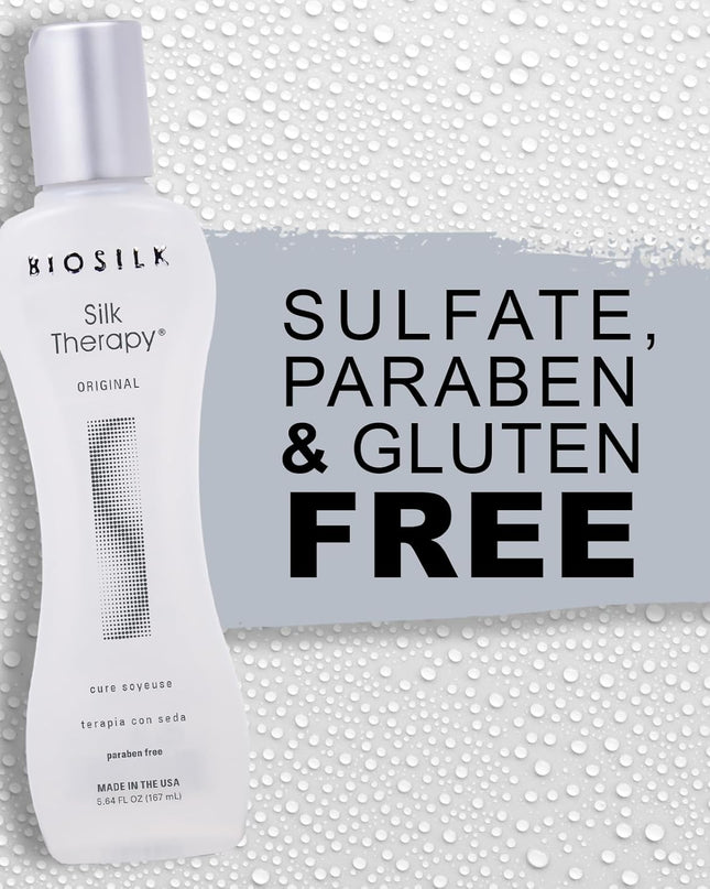 Silk Therapy Original, Reconstructing Treatment for Adding Shine & Helping Prevent Split Ends, Sulfate, Paraben, & Cruelty-Free, 5.64 Oz