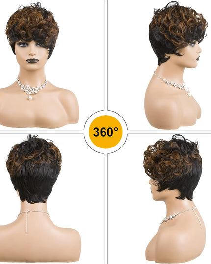 Short Cut Wig for Black Women 