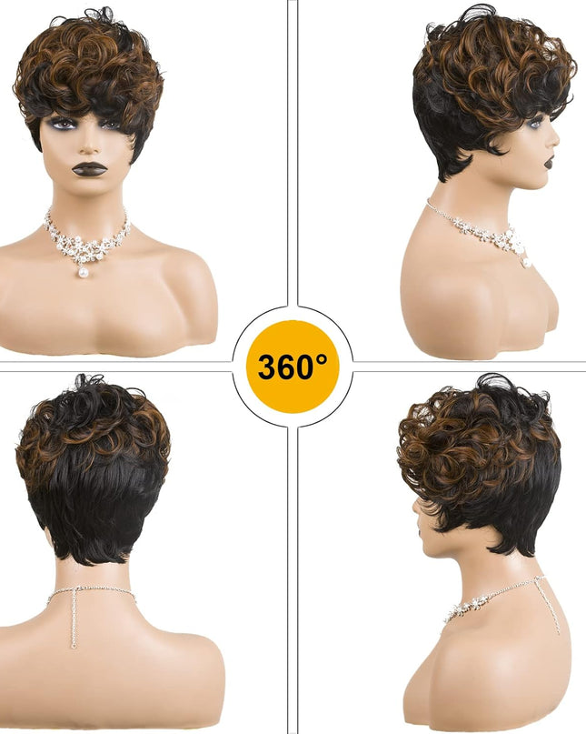 Short Cut Wig for Black Women 