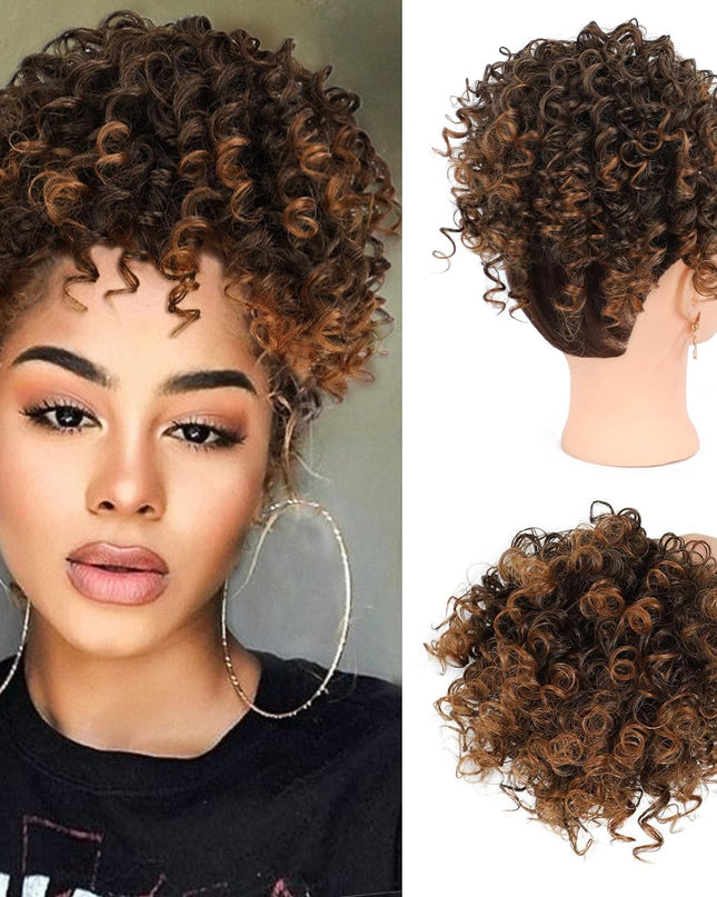 Curly Drawstring Ponytail Extension for Black Women Curly Ponytail Extension Drawstring Ponytail Curly Hair Extensions Ponytail Extensions for Women Drawstring Ponytail Curly Extension