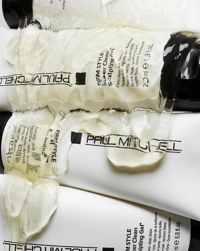 Paul Mitchell Super Clean Sculpting Gel, Firm Hold, High Shine Finish Hair Gel, for All Hair Types