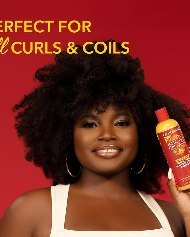 Argan Oil from Morocco Sulfate-Free Moisture & Shine Shampoo, Bonus Size 15.2Oz