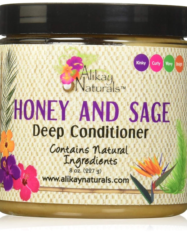 Honey and Sage Deep Conditioner Natural Honey, Babassu and Sage 8 Ounce