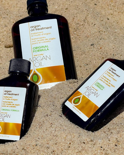 Argan Oil Hair Treatment, Helps Smooth and Strengthen Damaged Hair, Eliminates Frizz, Creates Brilliant Shines, Non-Greasy Formula, 8 Fl. Oz