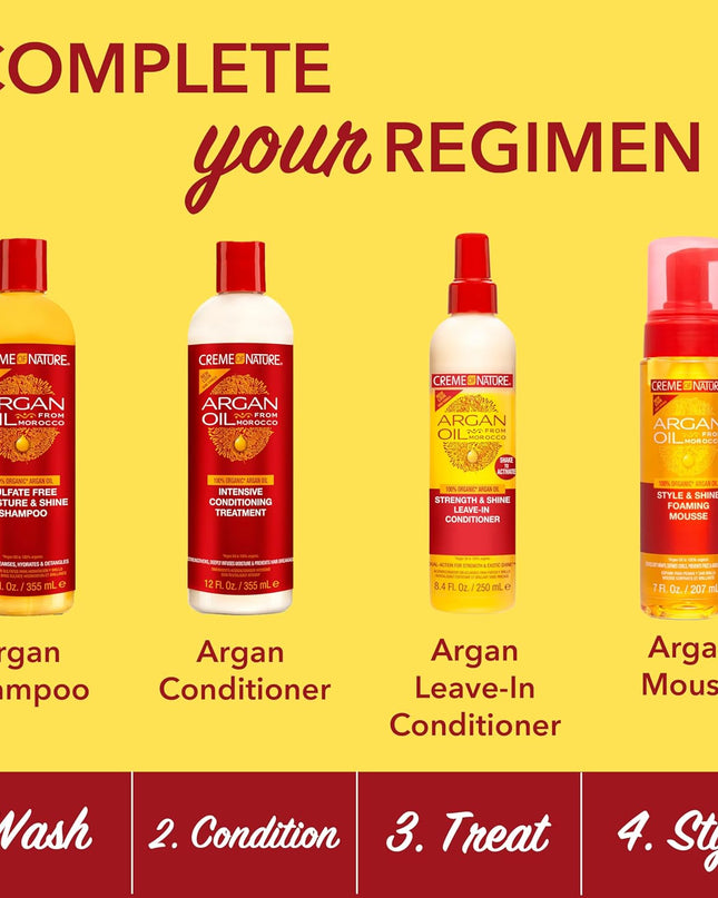 Argan Oil from Morocco Sulfate-Free Moisture & Shine Shampoo, Bonus Size 15.2Oz