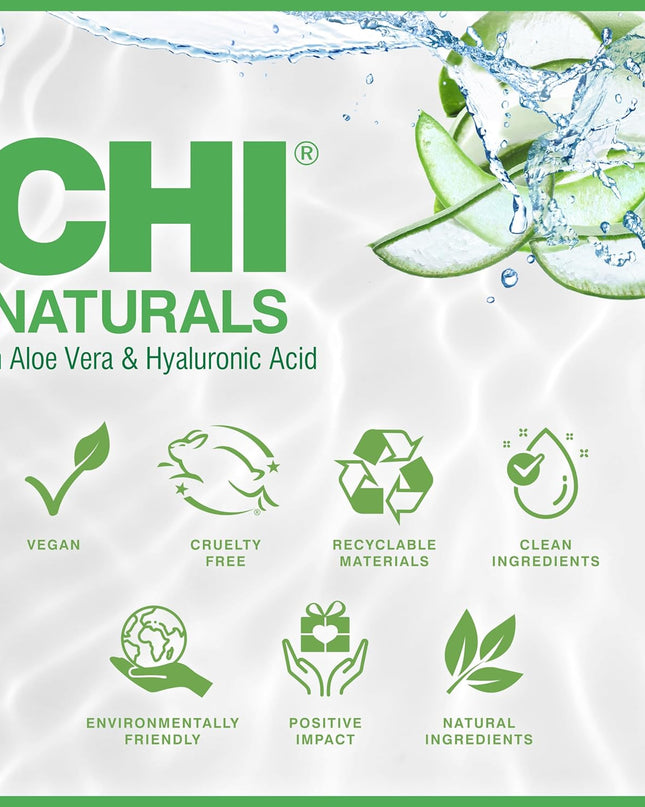 Naturals with Aloe Vera Hydrating Shampoo, Helps Reduces Dryness, Damage & Breakage & Increase Shine, Sulfate, Paraben, & Cruelty-Free, 12 Oz