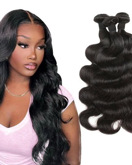 Body Wave Human Hair 3 Bundles (22 24 26)Virgin Human Hair Extensions 