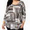 Plus Size Printed Top, Created for Macy'S