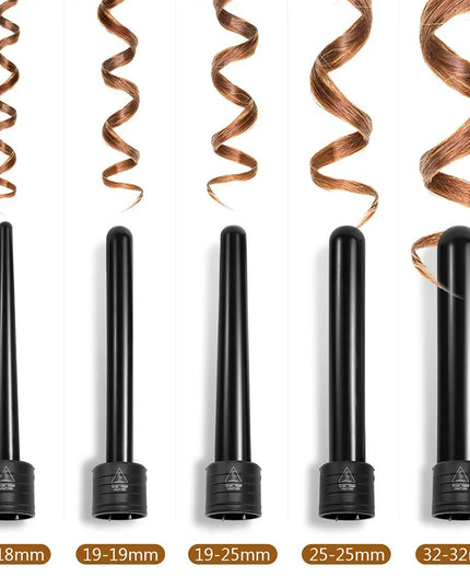 5 in 1 Hair Curling Iron Multifunctional Barrel Rotating Professional Salon Hair Curler