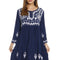 Women'S Tunic Dress - Bohemian Style Beachwear for Comfortable and Stylish Summer Days (Dark Denim, 2X)