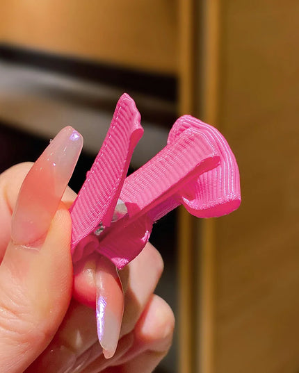 30 Colored Random Bow Fabric Hair Clips Suitable for Daily Use as Hair Accessories