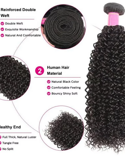 Deep Wave Human Hair Bundles Burmese Curly Hair Bundles 100% Human Hair Water Wave Original Natural Hair Extensions 1/3/4 Pieces